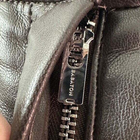 Aritzia Babaton Dark Brown Command Pant Mid-rise Vegan Leather Pants - Picture 8 of 13